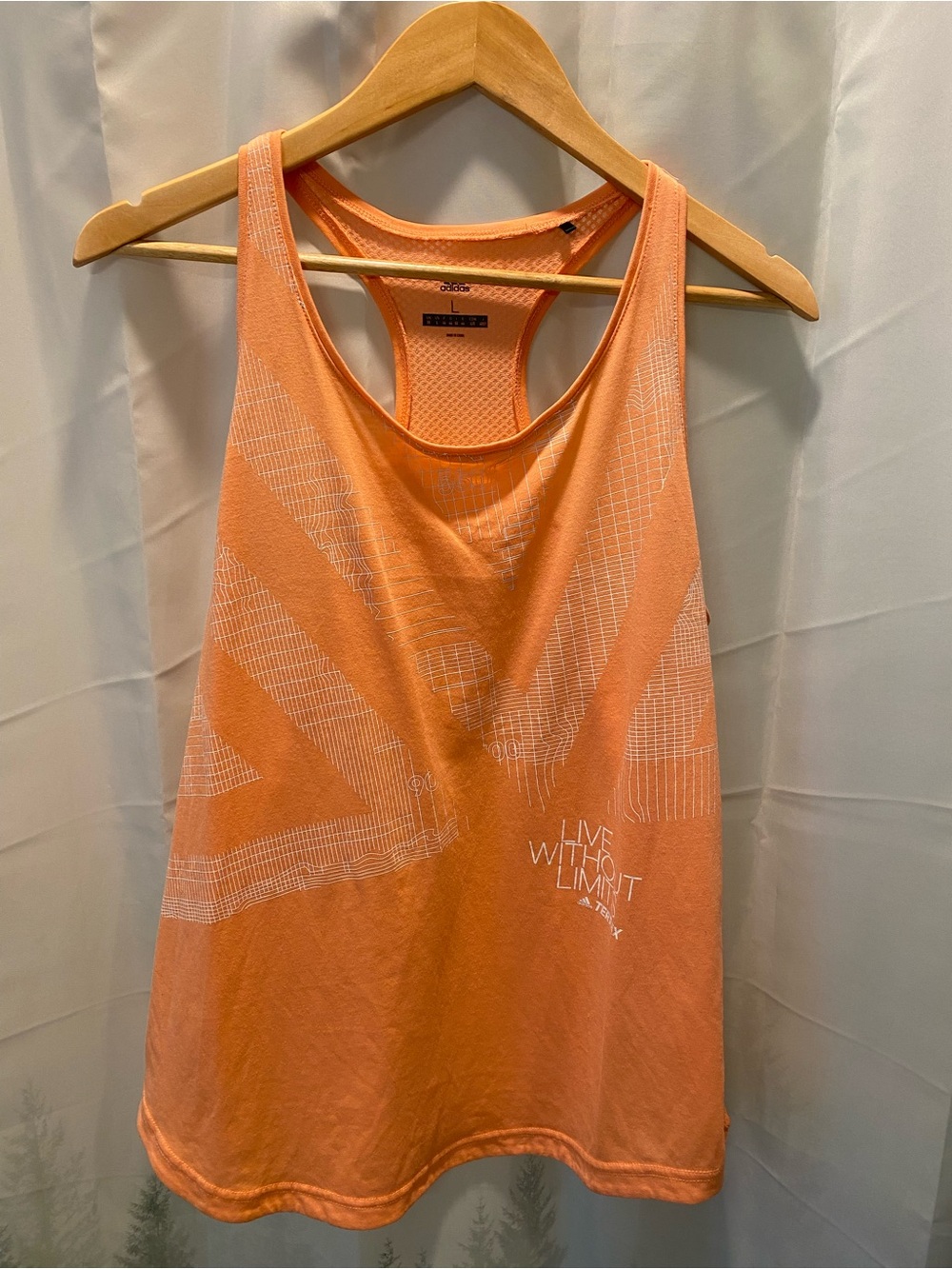 adidas TERREX Racerback Mesh-Back Tank Top